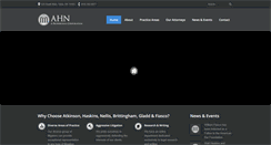 Desktop Screenshot of ahn-law.com